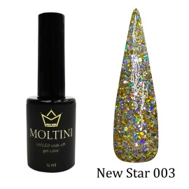 Moltini, Гель-лак New Star 3 Moltini, Гель-лак New Star 3